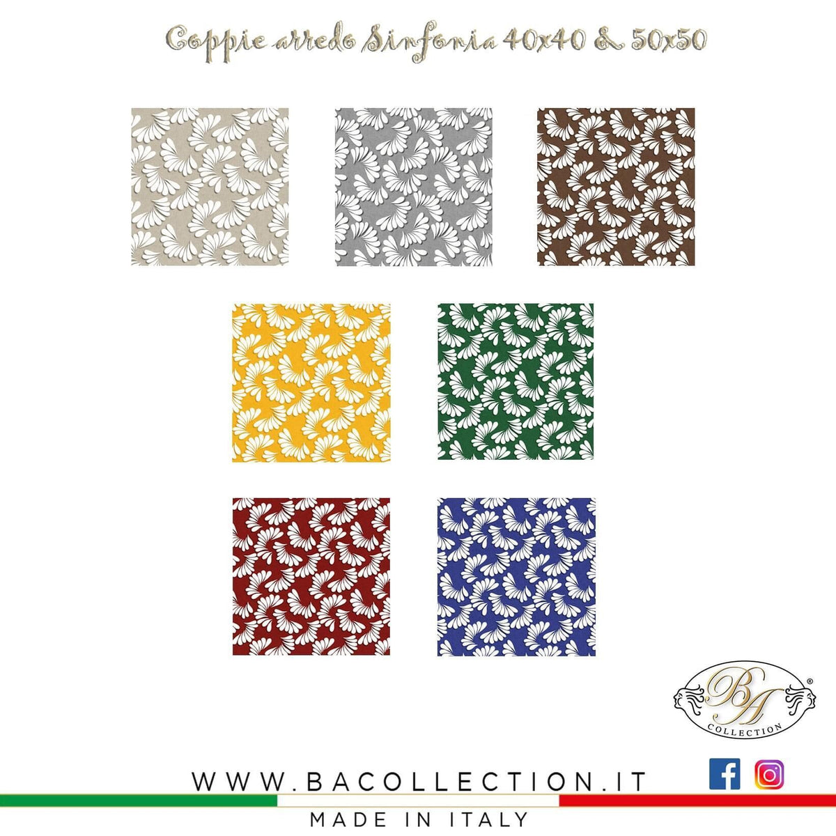 Coppie Cuscino Arredo 50X50