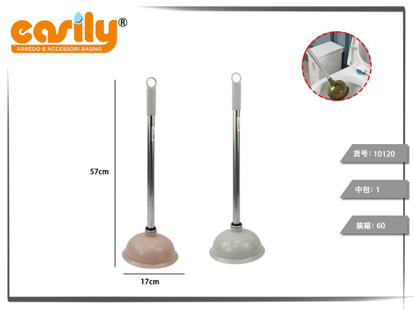 Sturalavandino con manico in acciaio inox da 57 cm