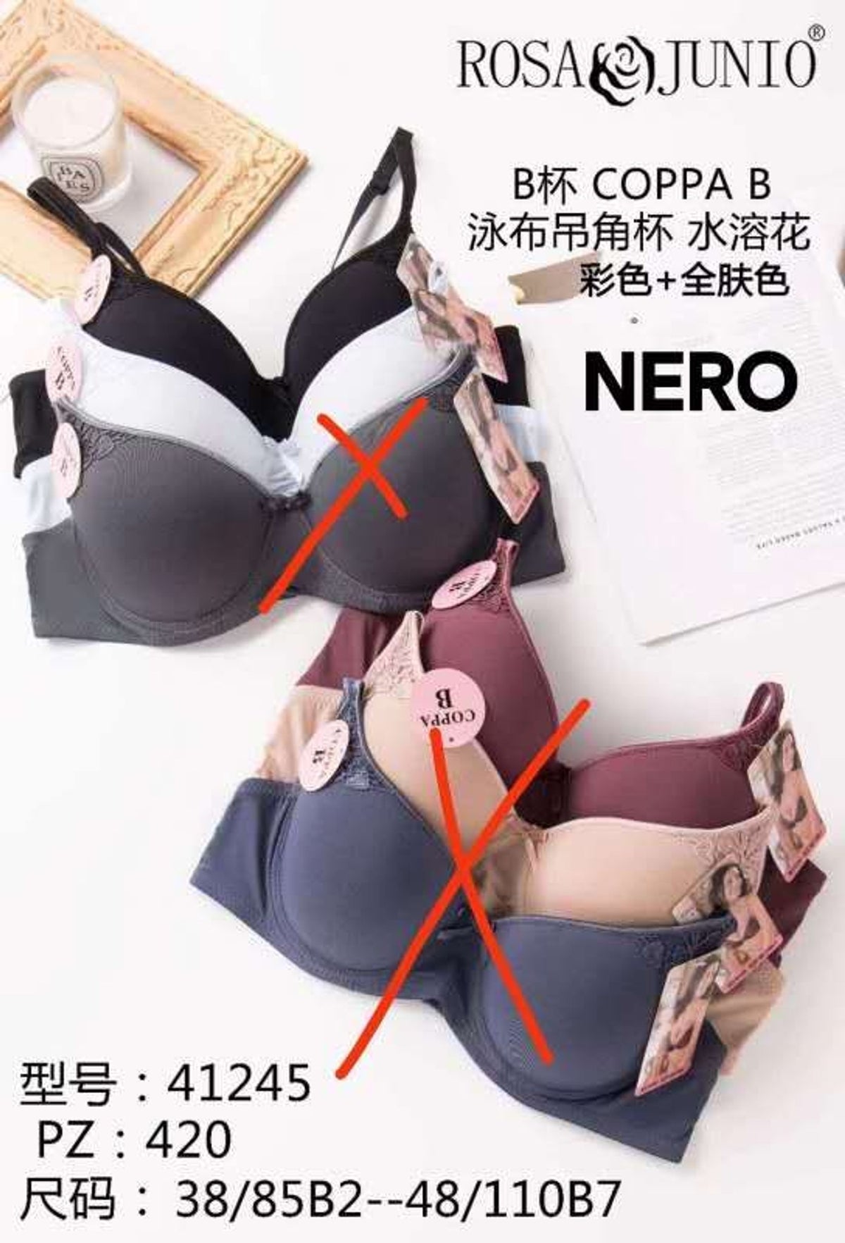 Reggiseno 41245 NERO
