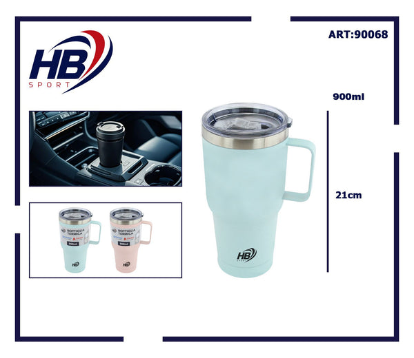 Bicchiere termico con manico da 900 ml