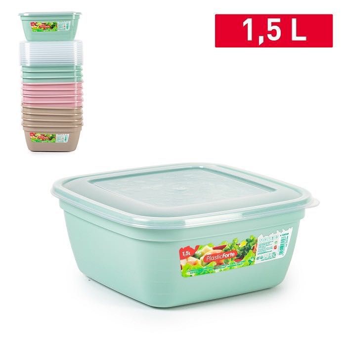 CONTENITORE CLASSIC QUADRATO 1.5L 18X18X9CM