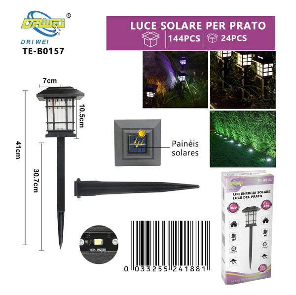 Lampada solare da giardino