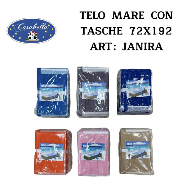 Telo Mare con Tasche 72X192
