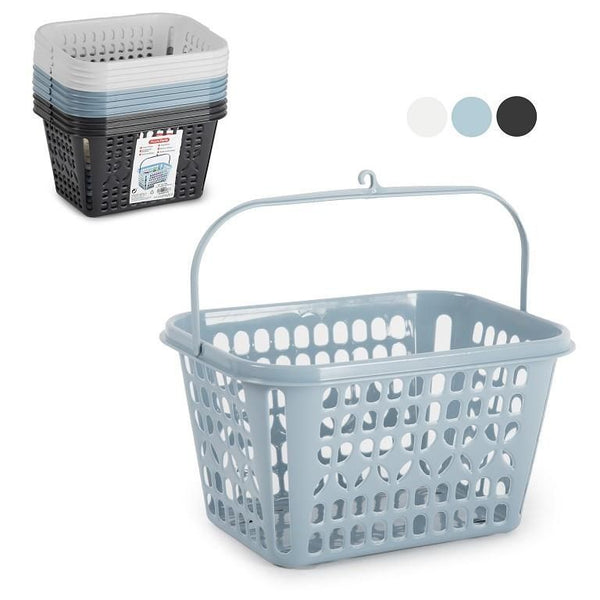 CESTELLO PER MOLLETTE PLASTICA 25X20X13.5CM