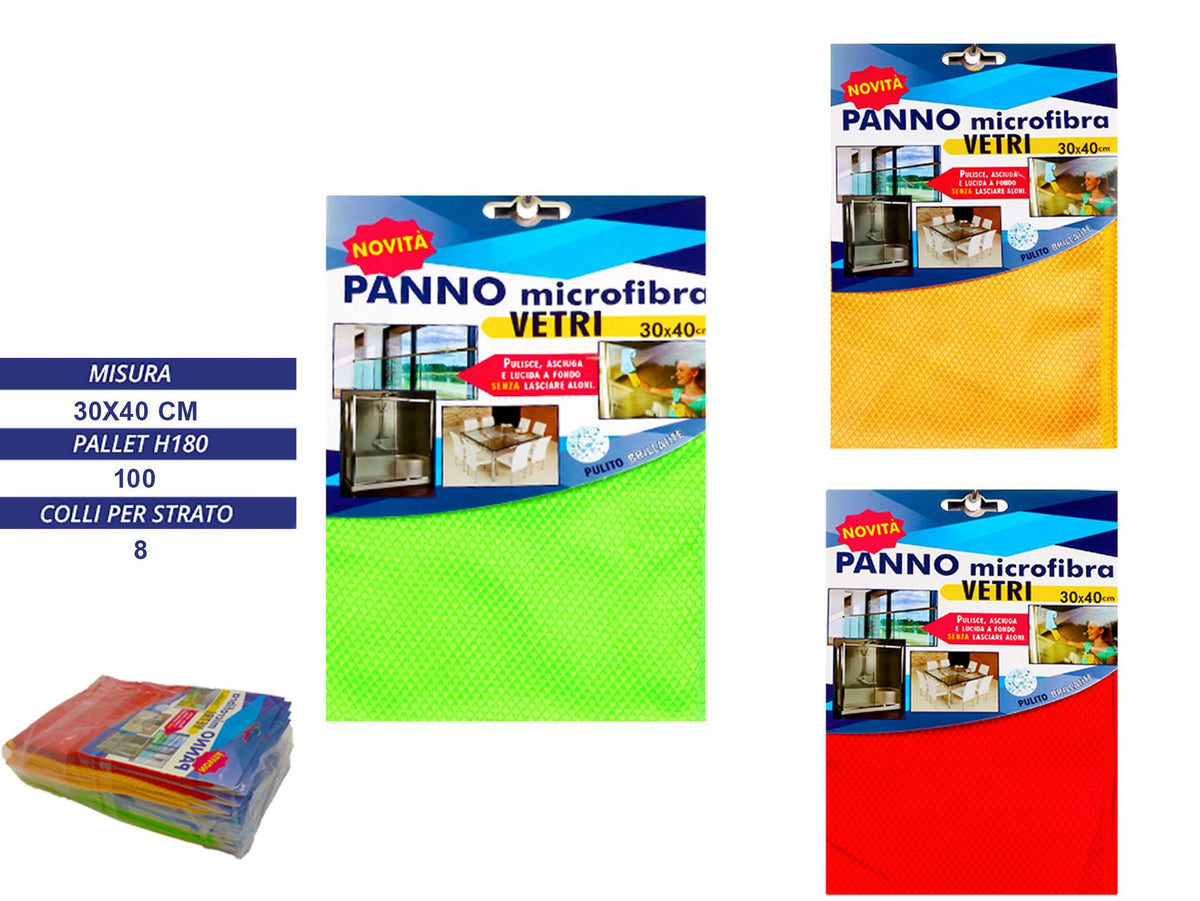 PAMAX PANNO MICROFIBRA 30X40 VETRO