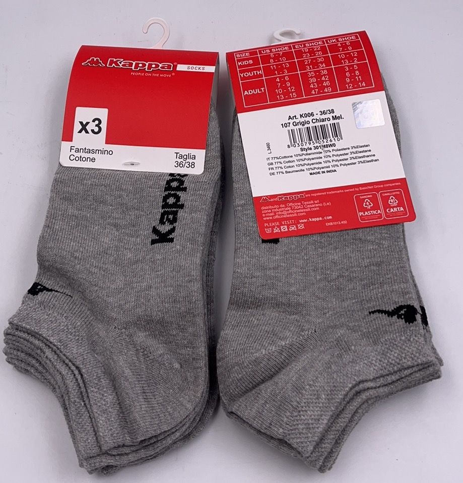 Fantasmini Kappa K006 GRIGIO
