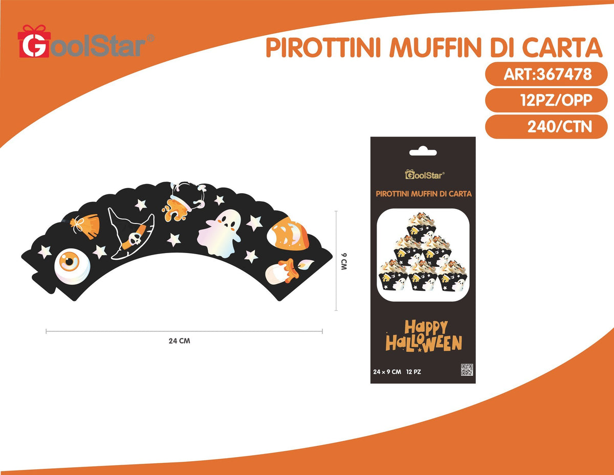 Pirottini Muffin Di Carta Halloween