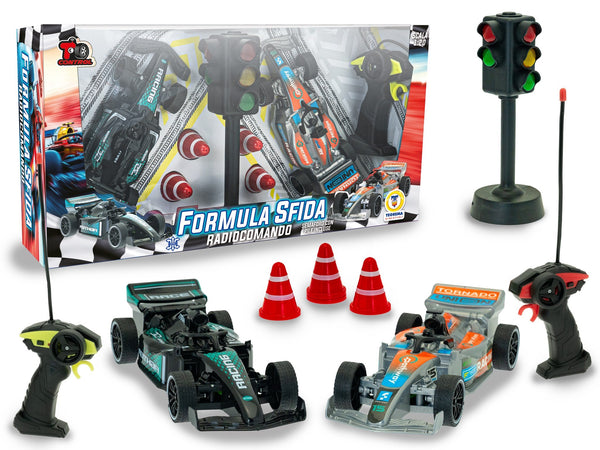 Veicolo radiocomandato – T CONTROL F1 DOPPIA SFIDA C SEMAFORO 80548