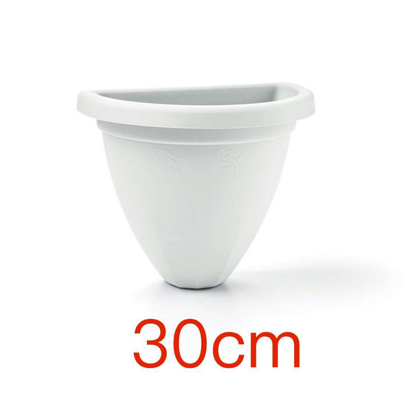 VECA VASO GERLA BIANCO 30CM