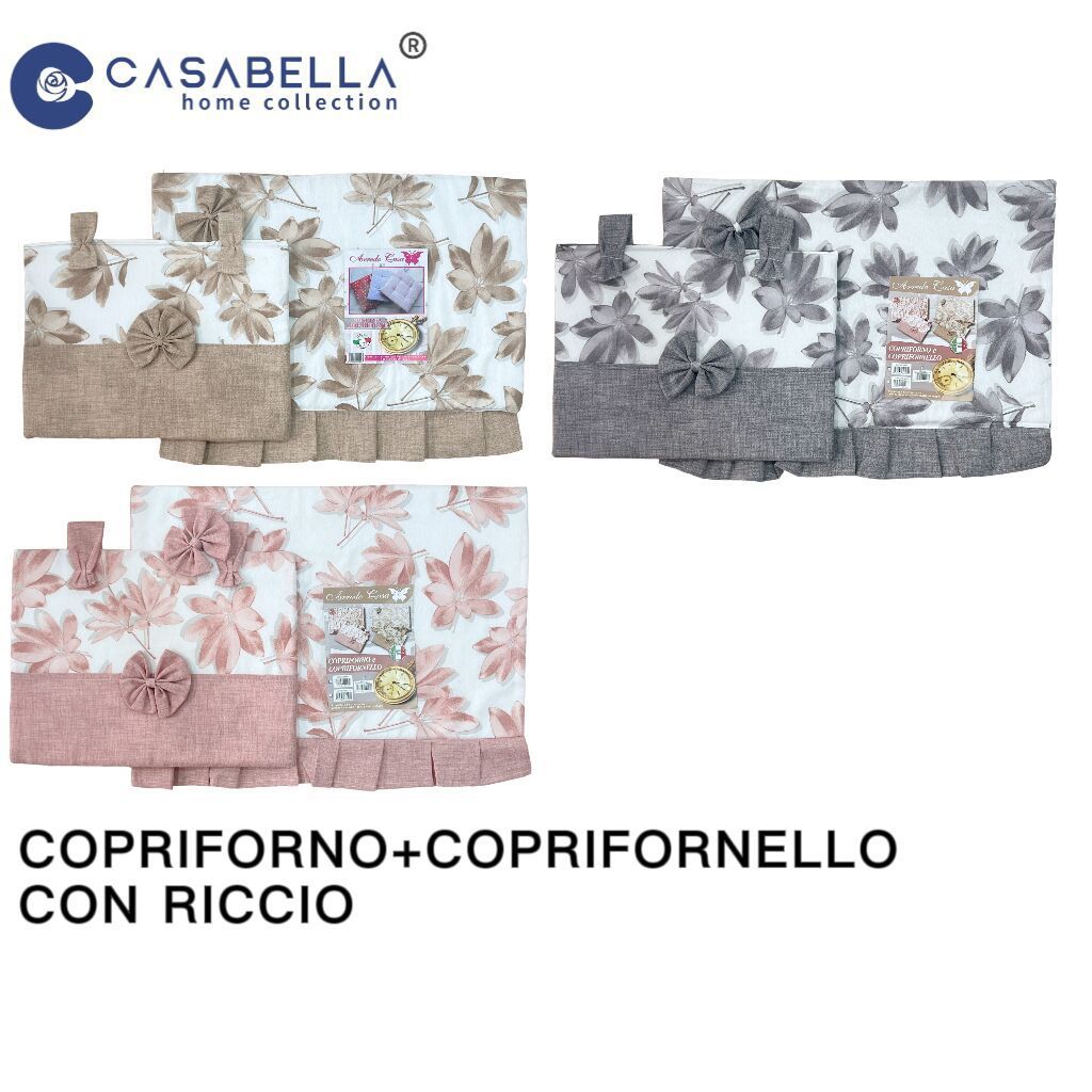 Copriforno+coprifornello con Riccio
