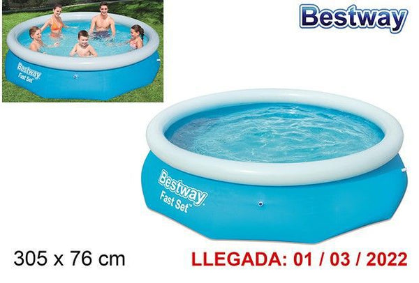 C.M PISCINA CON ANELLO GONFIABILE FAST SET