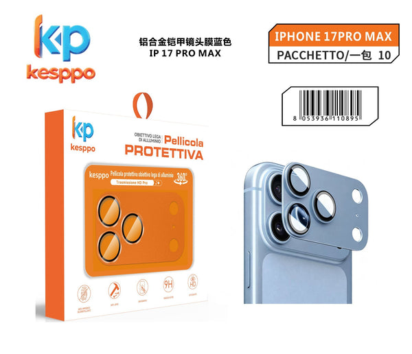Protezione fotocamera per iPhone 17 PRO MAX – blu