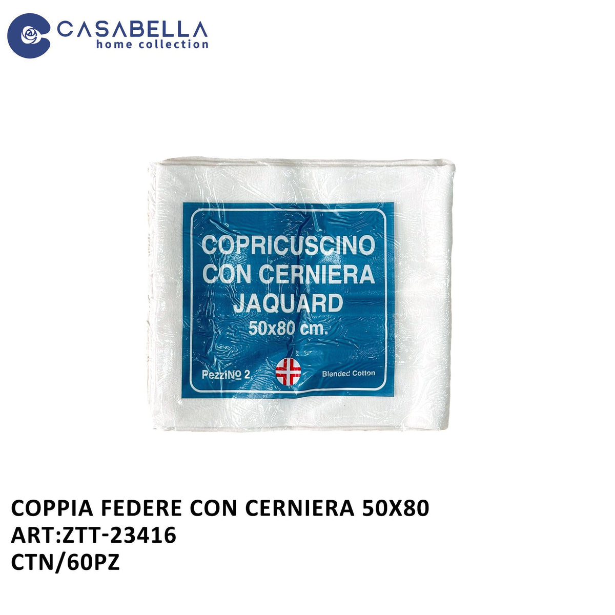 Coppia Federe con Cerniera 50X80 Idee