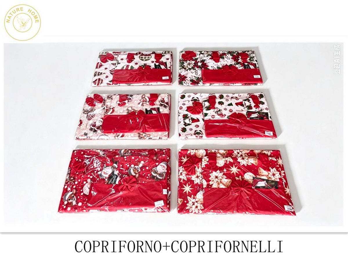Set copriforno e coprifornelli natalizio ACF 2026