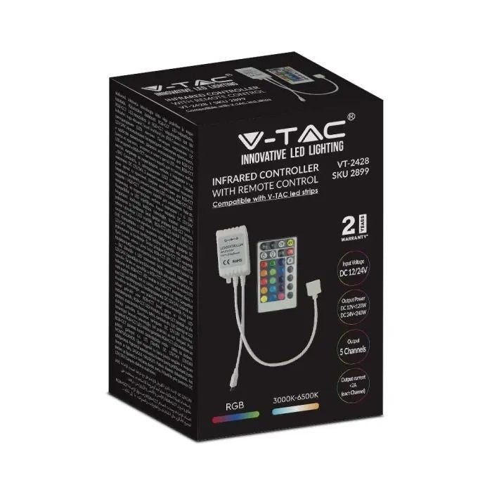 Controller IR V-TAC RGB+CCT con telecomando