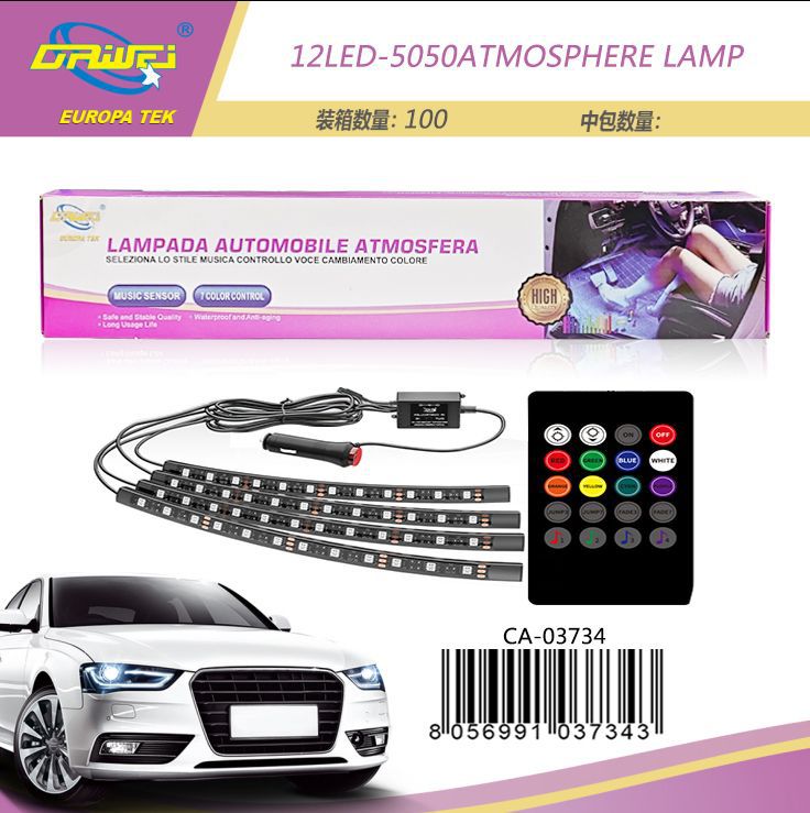 Luce ambiente per auto