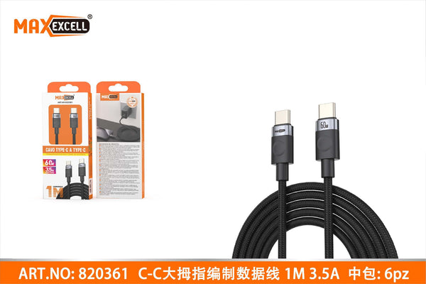 Cavo TYPE-C a TYPE-C 1M 3.5A