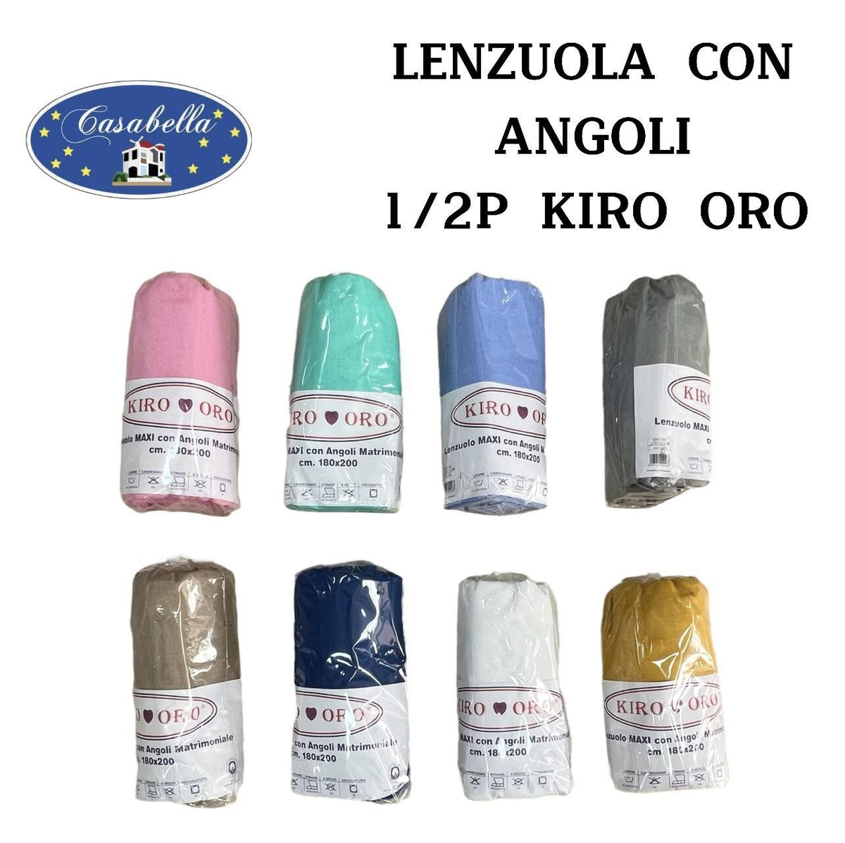 Lenzuola con Agoli 1/2P