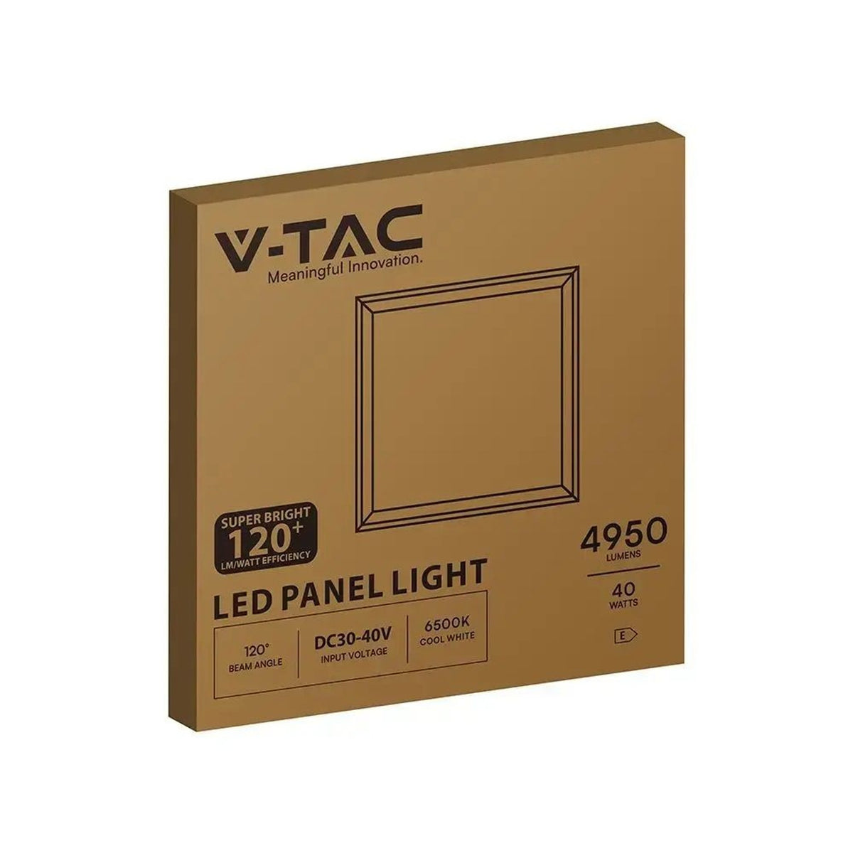 Pannello LED V-TAC da incasso 40 W 6500 K 60 × 60 cm