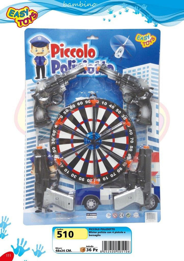 Set mestiere giocattolo – BLISTER PICCOLO POLIZIOTTO 510