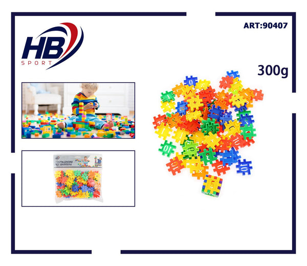 Costruzioni colorate, confezione da 300 g