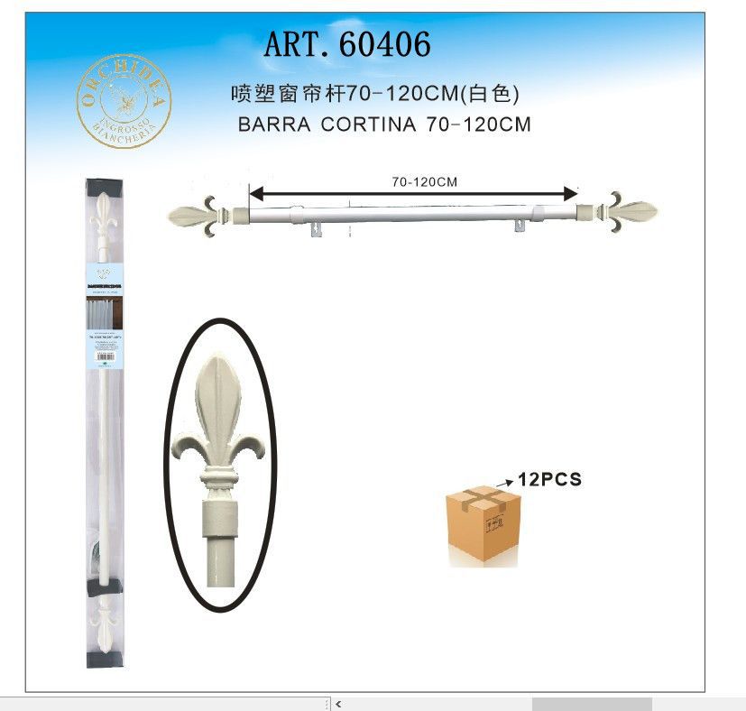 BASTONE ART.60406 70-120CM BIANCO