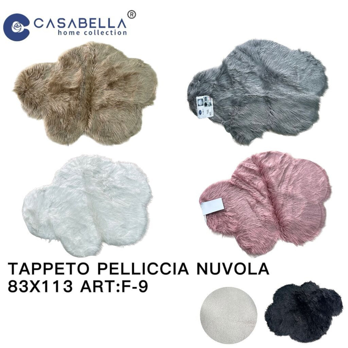 Tappeto Pelliccia Nuvola 83X113