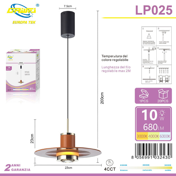 Lampada a sospensione