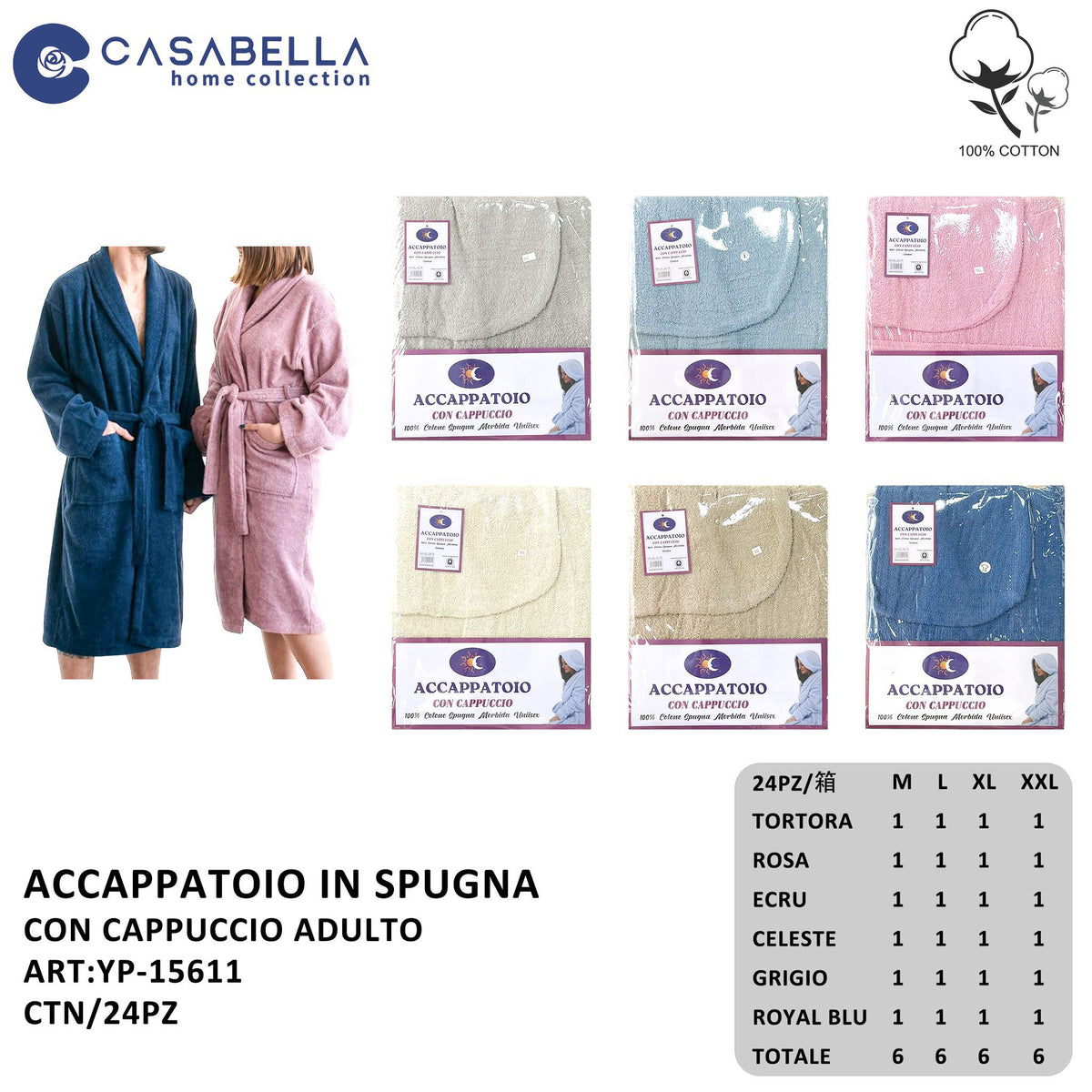 Accappatoio in Spugna