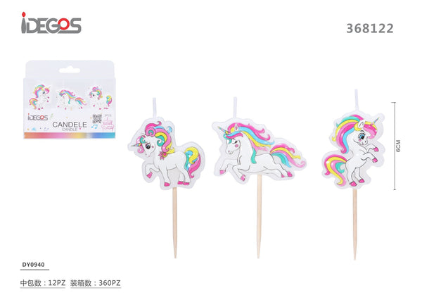 Candele unicorno