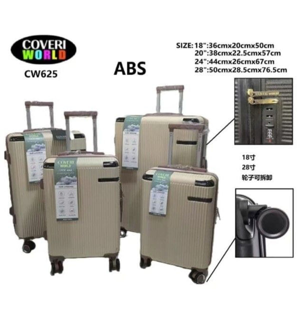 Set di 4 trolley rigidi Coveri World CW625