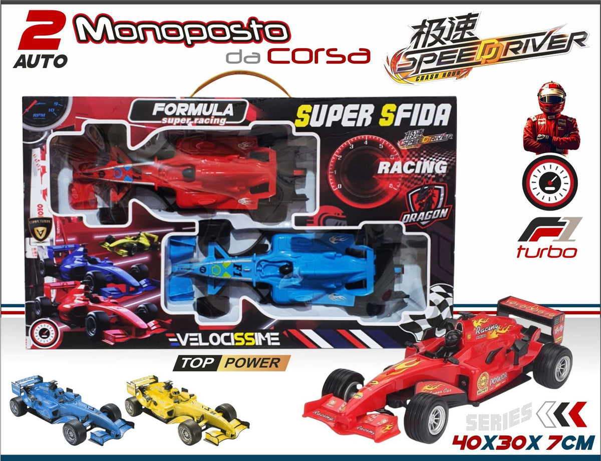 Veicolo giocattolo – 2 AUTO CORSA INT008837