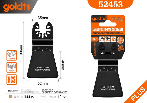 Lama per sega multiuso QH-2003K, 95 × 45 × 52 mm