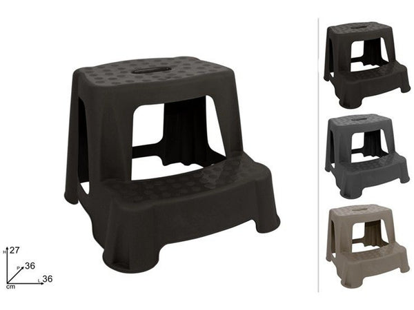 DUESSE SGABELLO 2 GRADINI PLASTICA