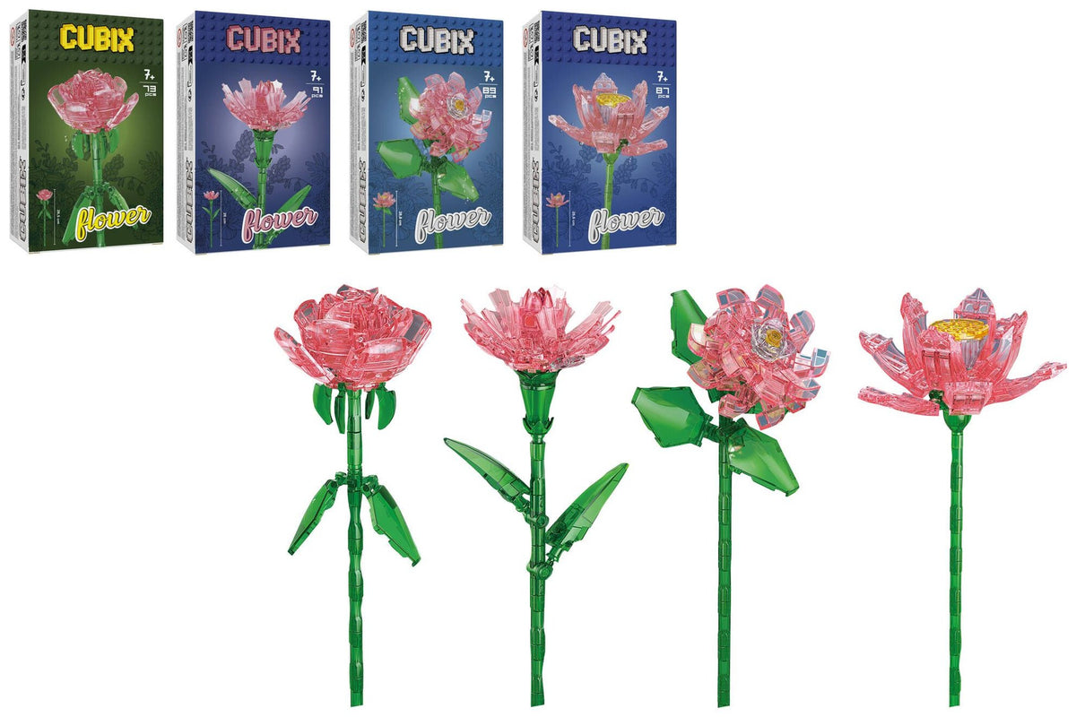 Puzzle o rompicapo – CUBIX FIORI TRASPARENTI 43099