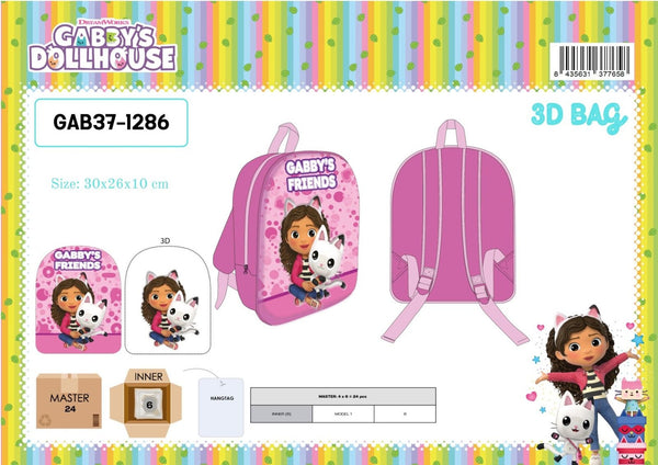 Zainetto 3D Gabby's Dollhouse GAB371286