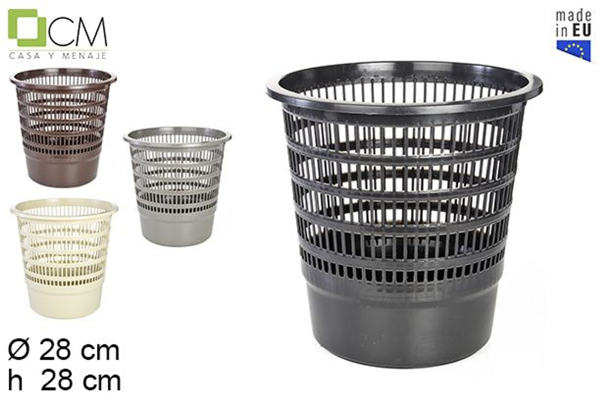 CM PATTUMIERA PLASTICA TONDA COLORI ASSORTITI