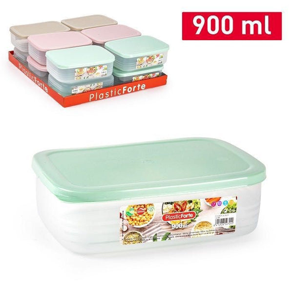 CONTENITORE BENTO RETTANGOLARE 900ML 12.5X17.5X5.5CM