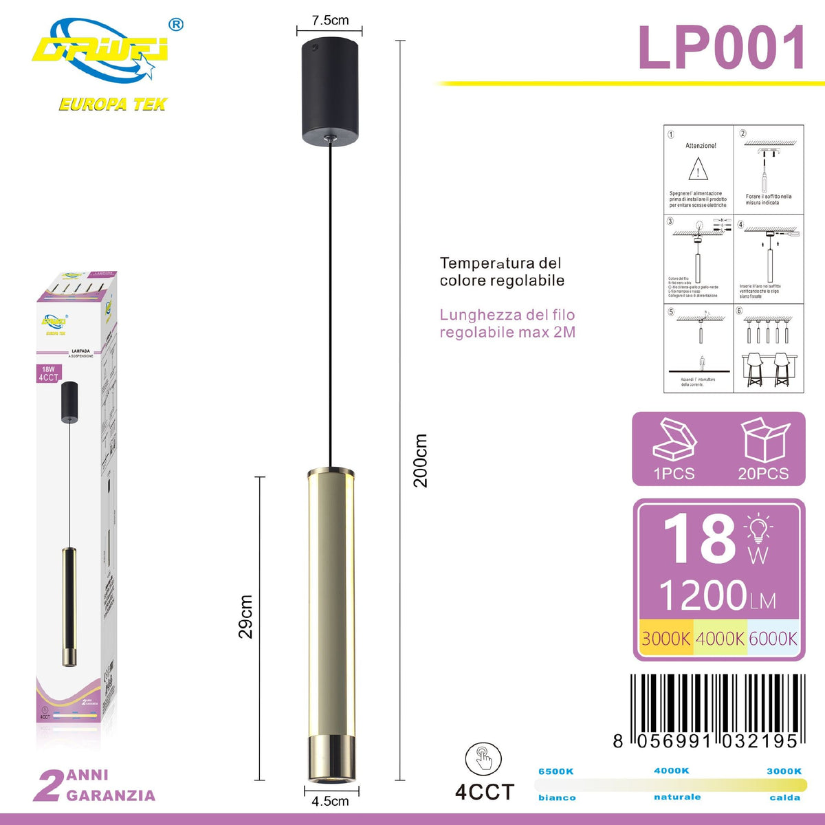 Lampada a sospensione