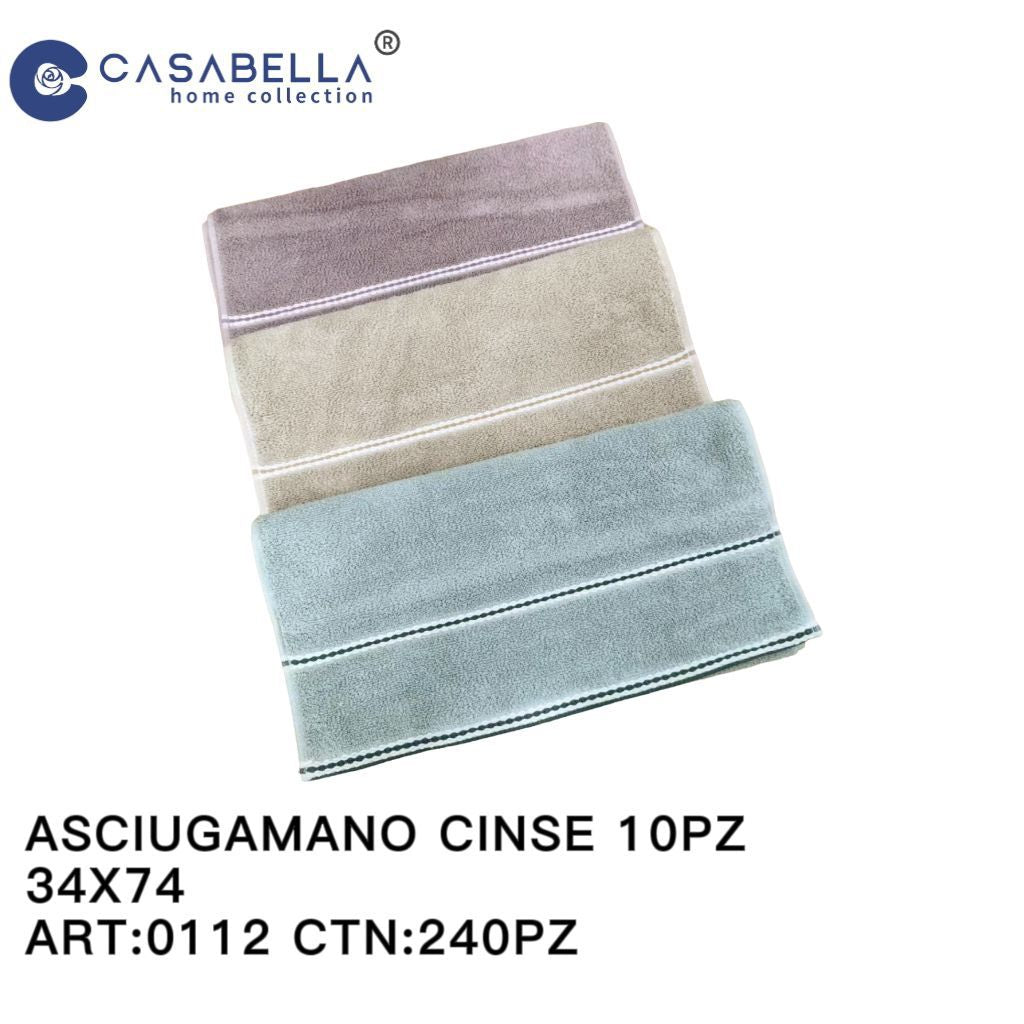 Asciugamano Cinese 10PZ 34X74