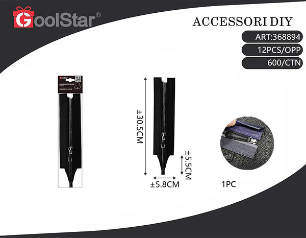 Chiusura con cerniera GoolStar per borse, misure e colori