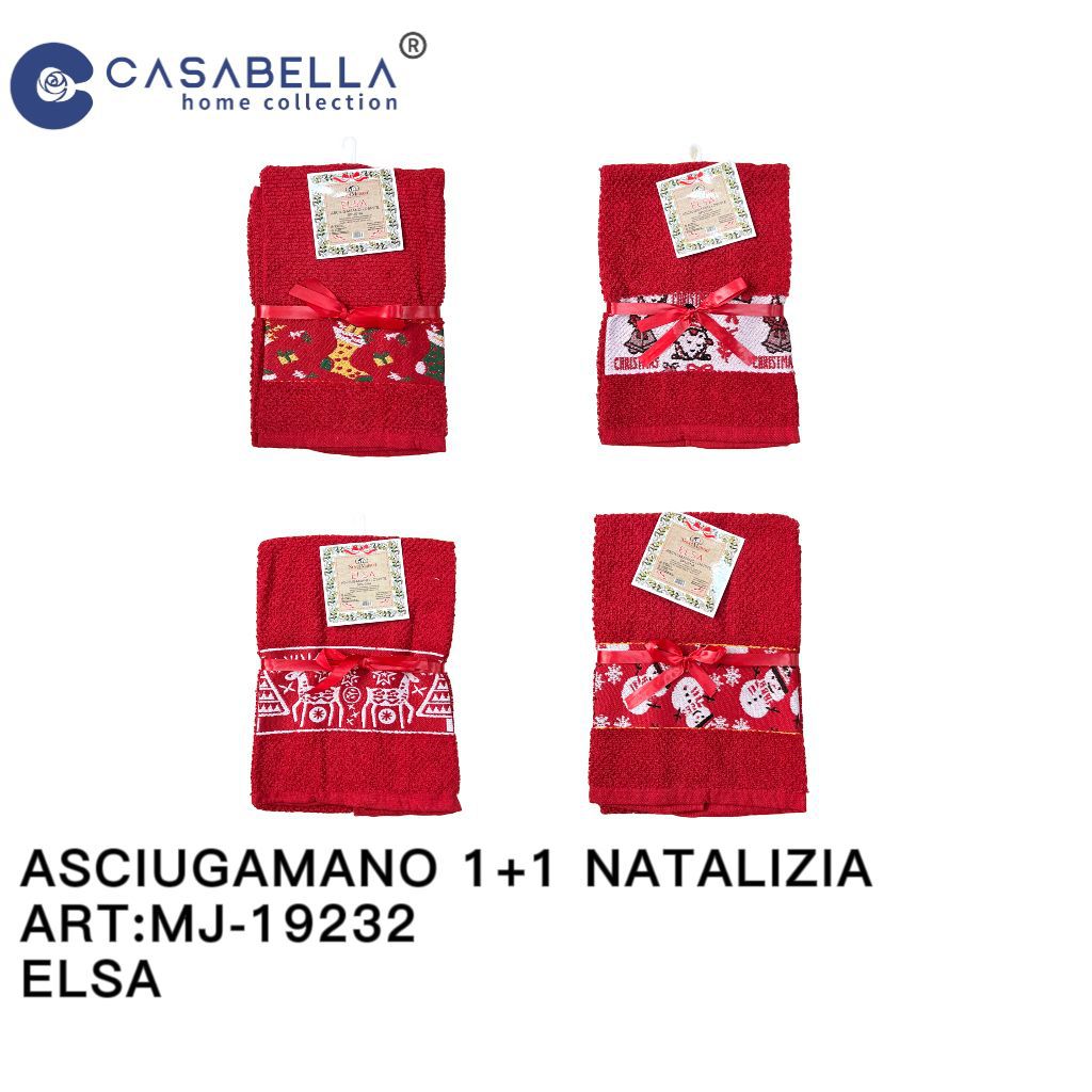 Asciugamano 1+1 Natalizia
