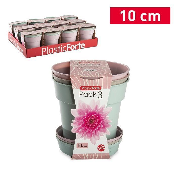 3PZ VASO 10CM 10.5X1.5X11CM