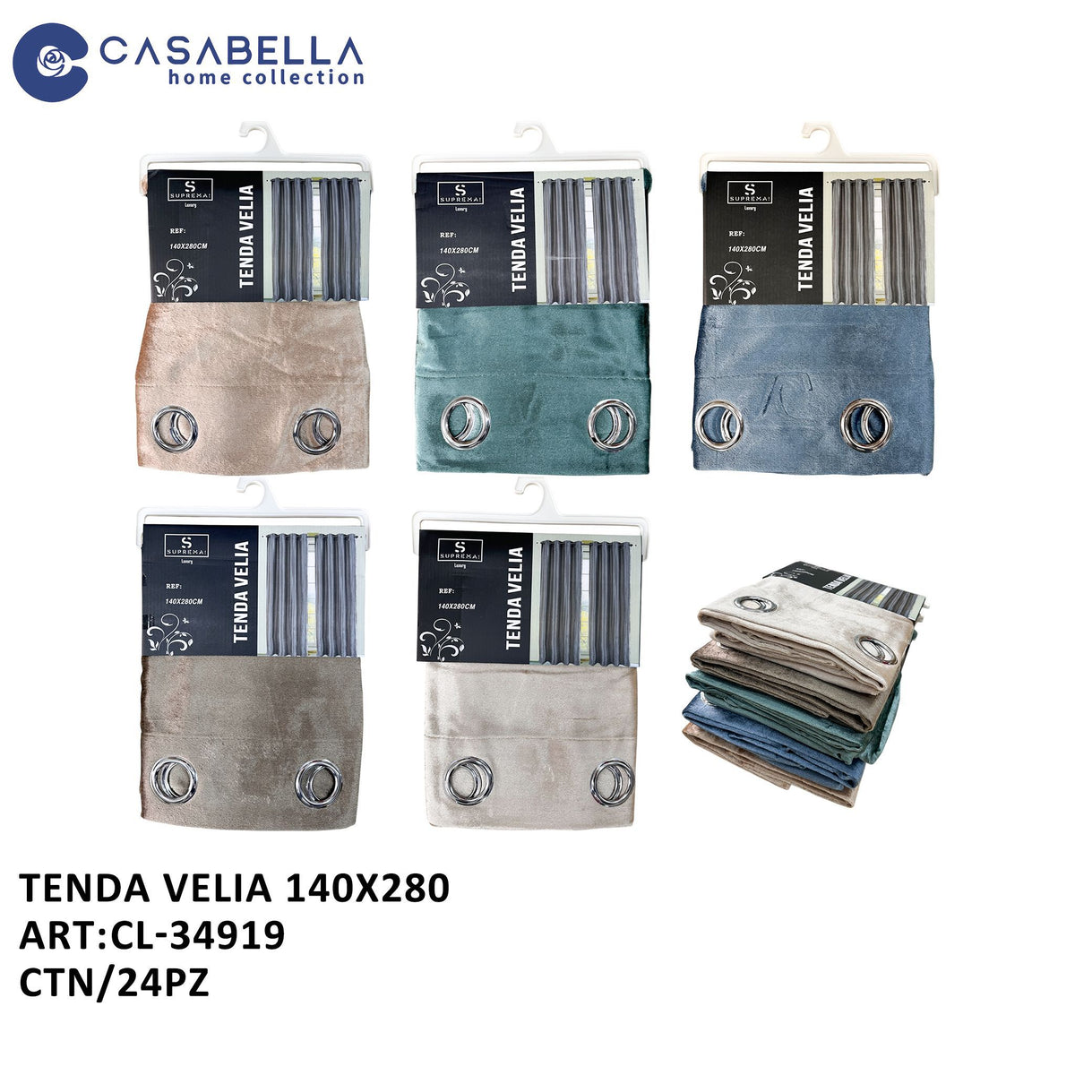 Tenda in Velluto 140X280