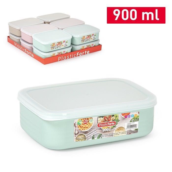 CONTENITORE BENTO RETTANGOLARE 900ML 12.5X17.5X5.5CM