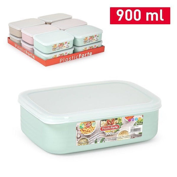 CONTENITORE BENTO RETTANGOLARE 900ML 12.5X17.5X5.5CM