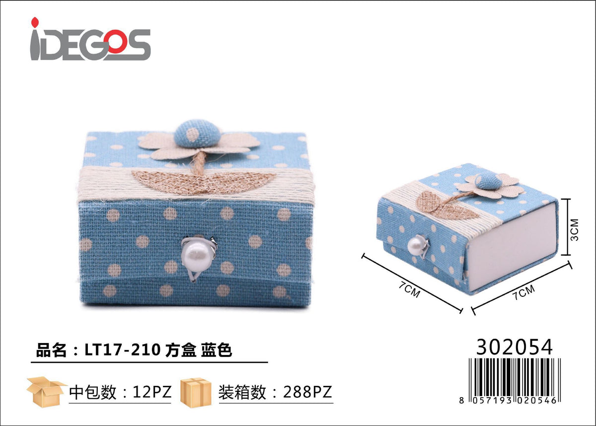 Scatoline Da Regalo Quadrato Lt17-210 Azzurro