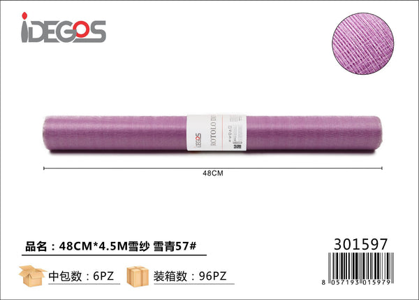 Rotolo Di Organza Chiffon 48cm*4.5m Violetta